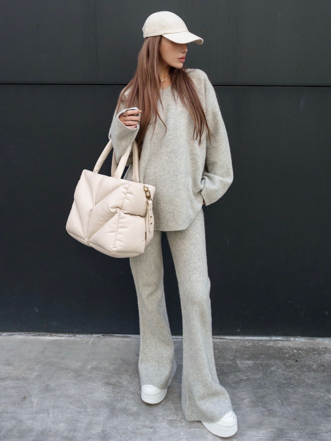 MODEL:159cm COLOR:グレー