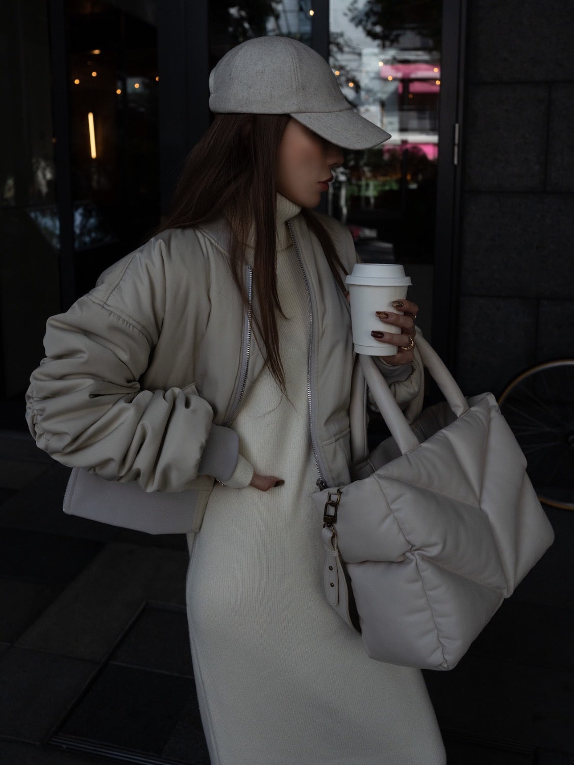 ギャザー Sleeve ショート MA-1