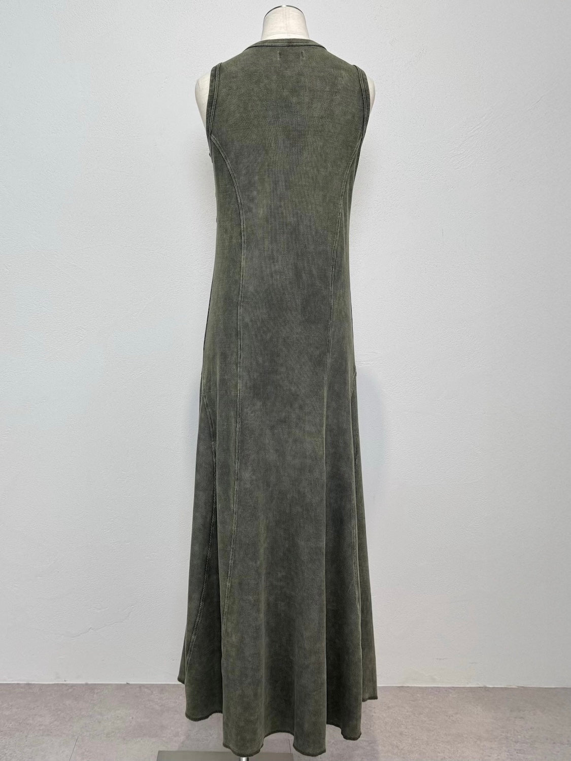 ピグメント Rib フレア ワンピース