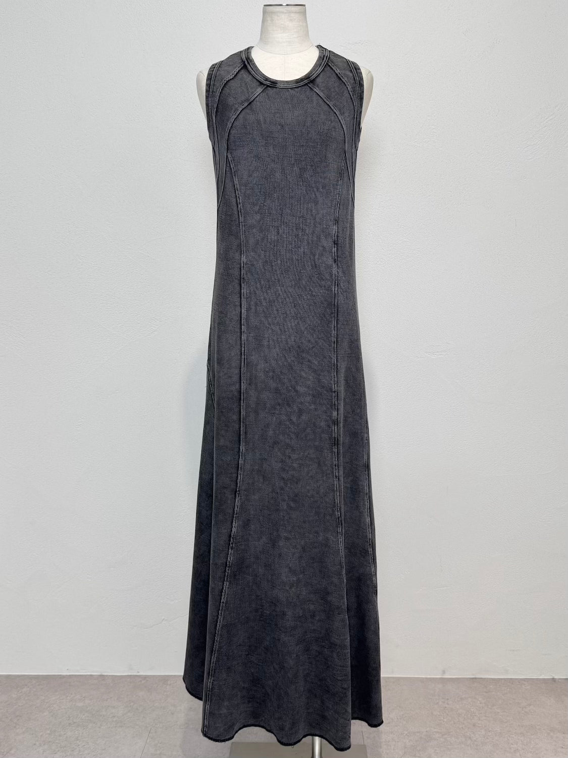 ピグメント Rib フレア ワンピース