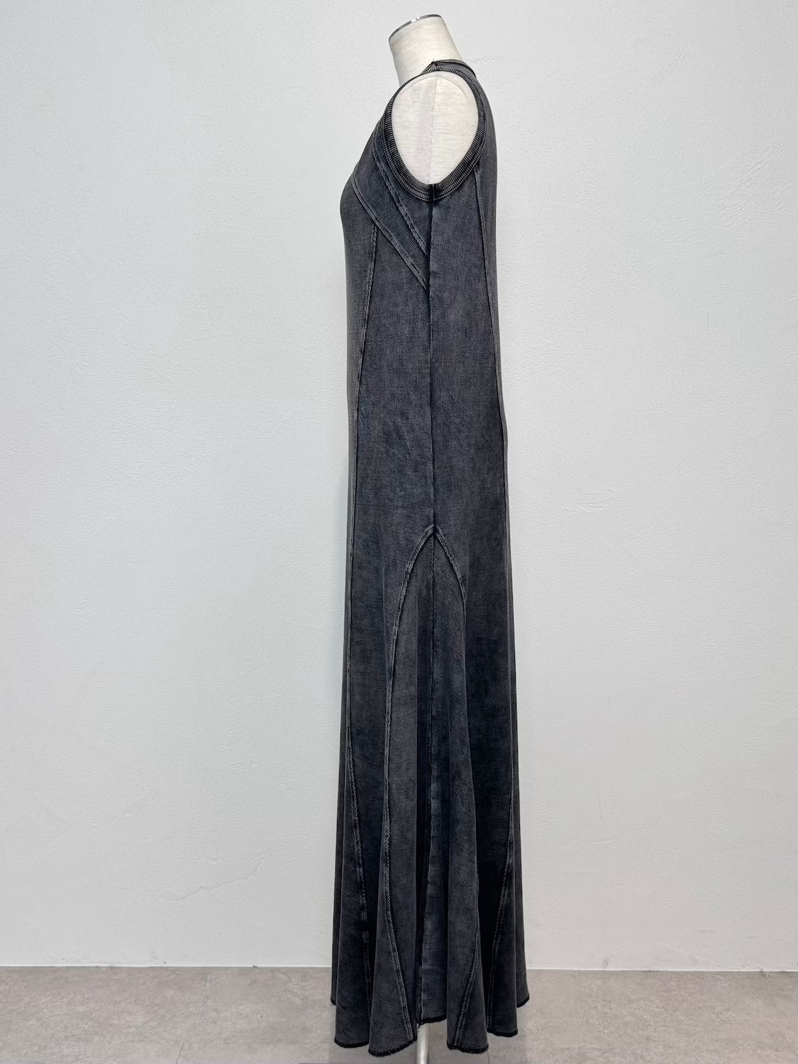 ピグメント Rib フレア ワンピース