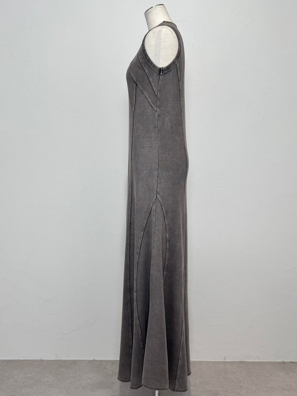 ピグメント Rib フレア ワンピース