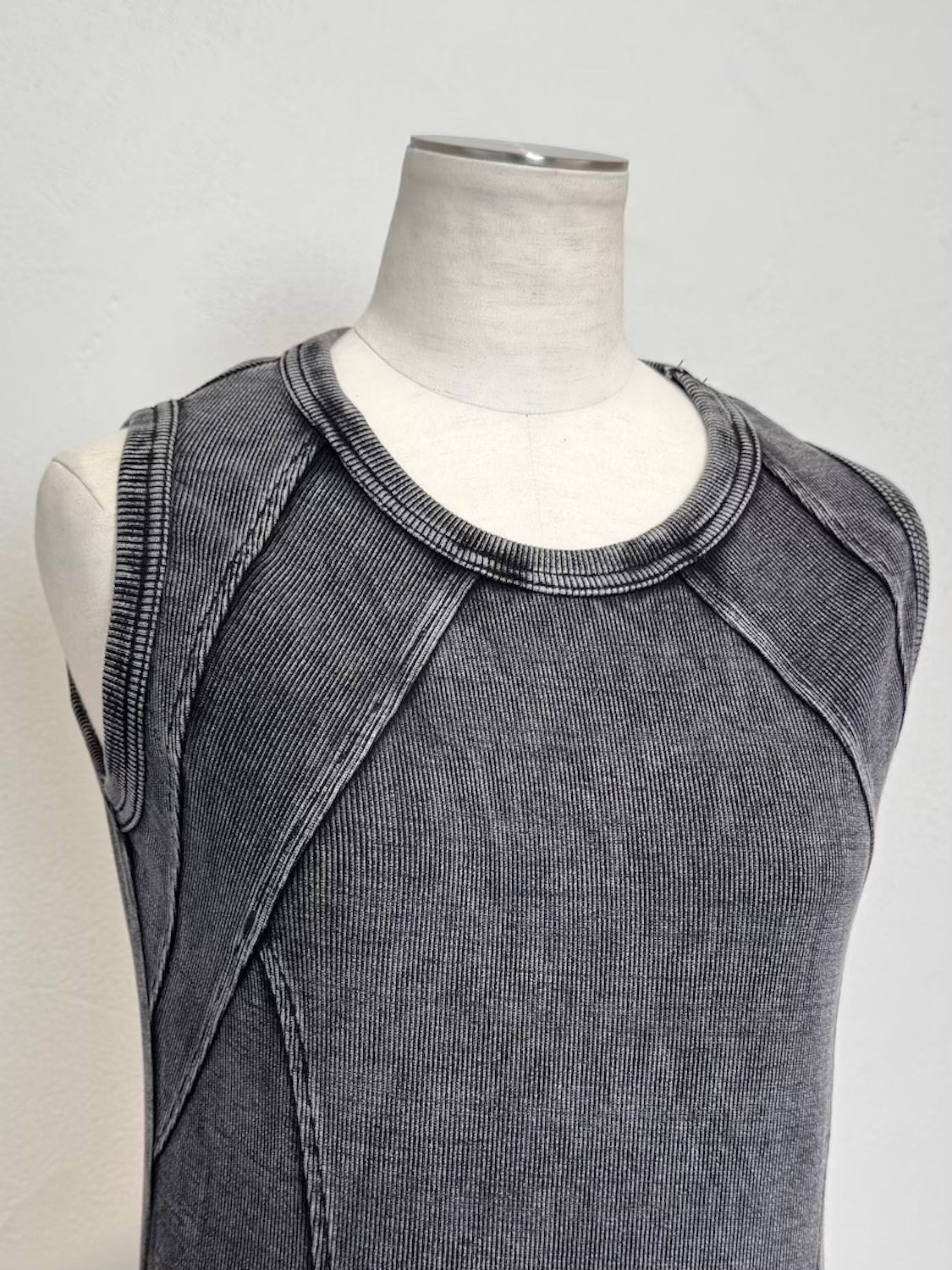 ピグメント Rib フレア ワンピース