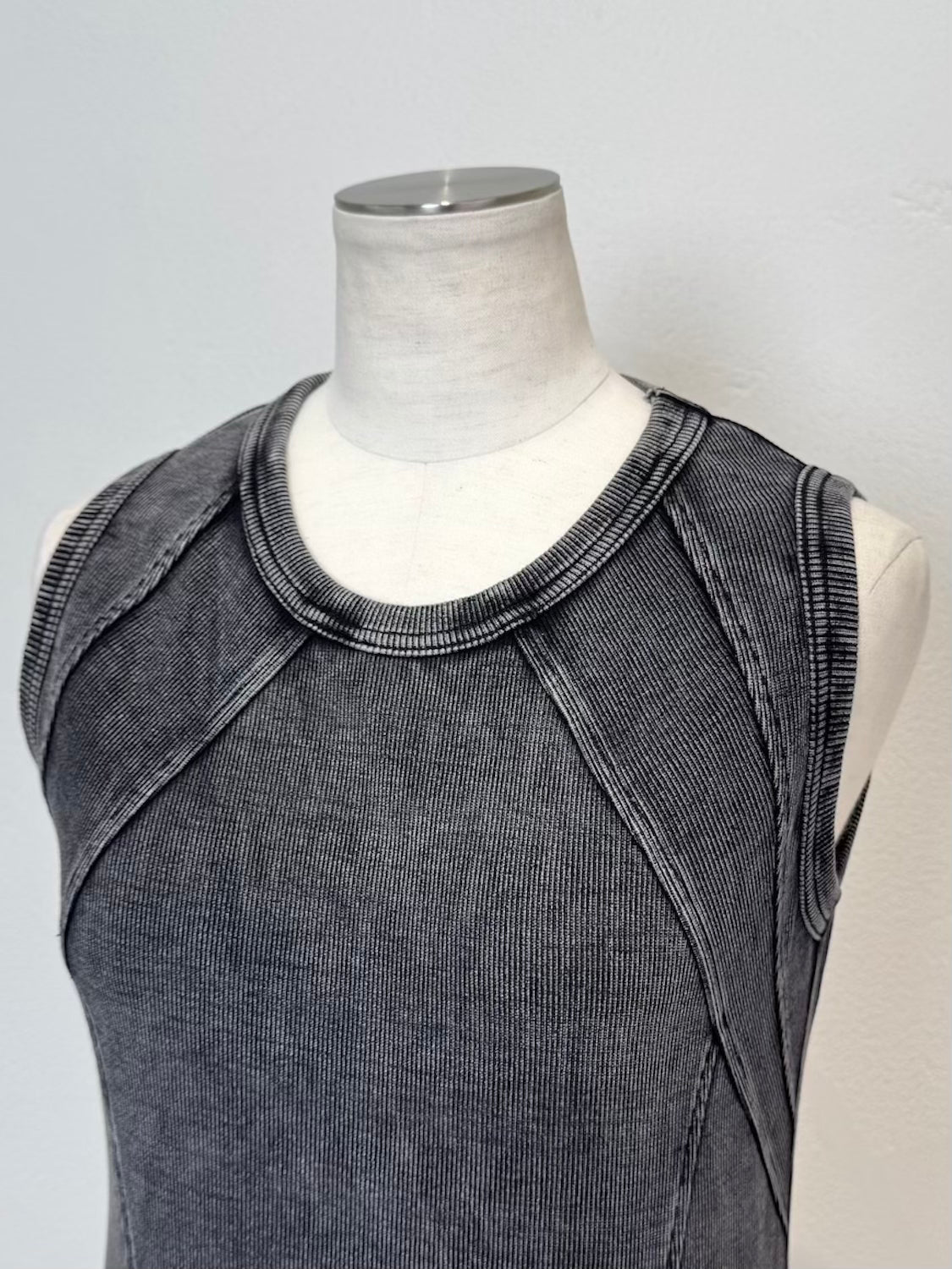 ピグメント Rib フレア ワンピース