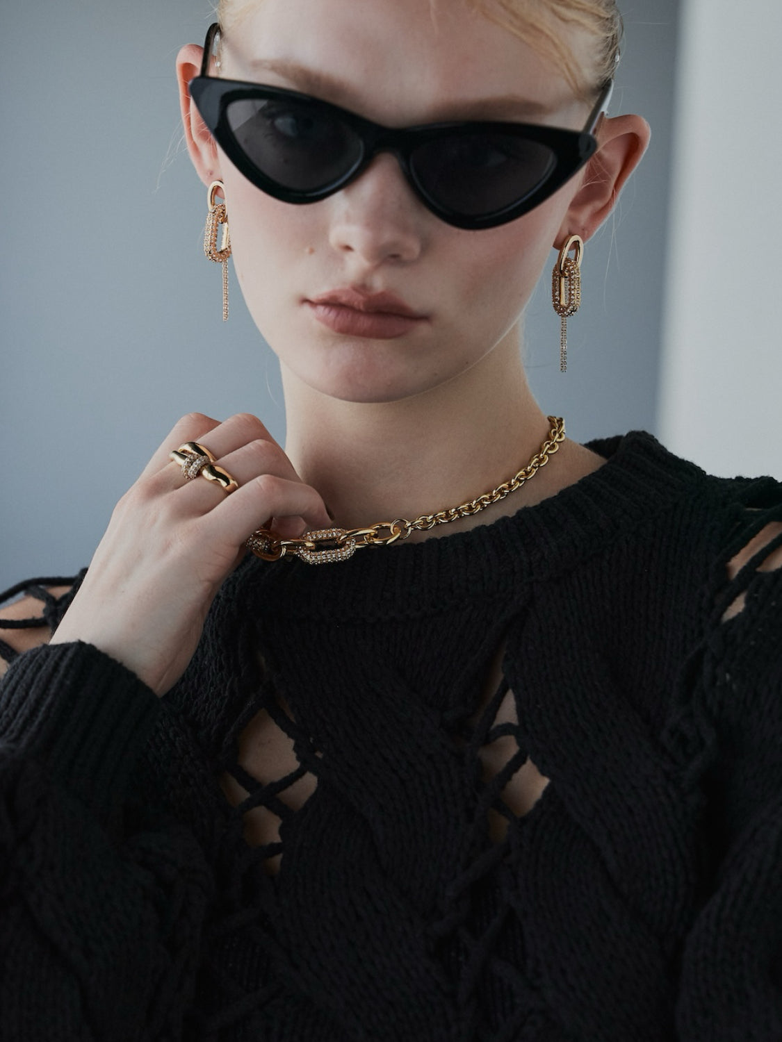Oval Link マンテル ネックレス