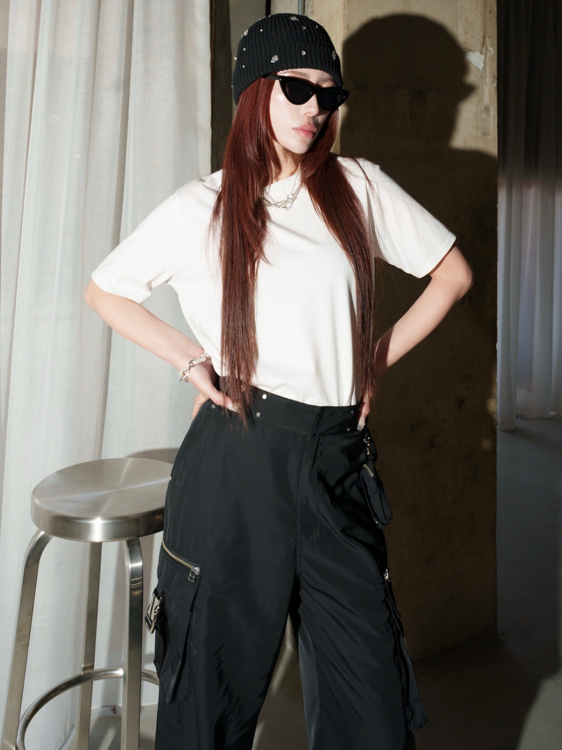 Embroidery ハート Tシャツ