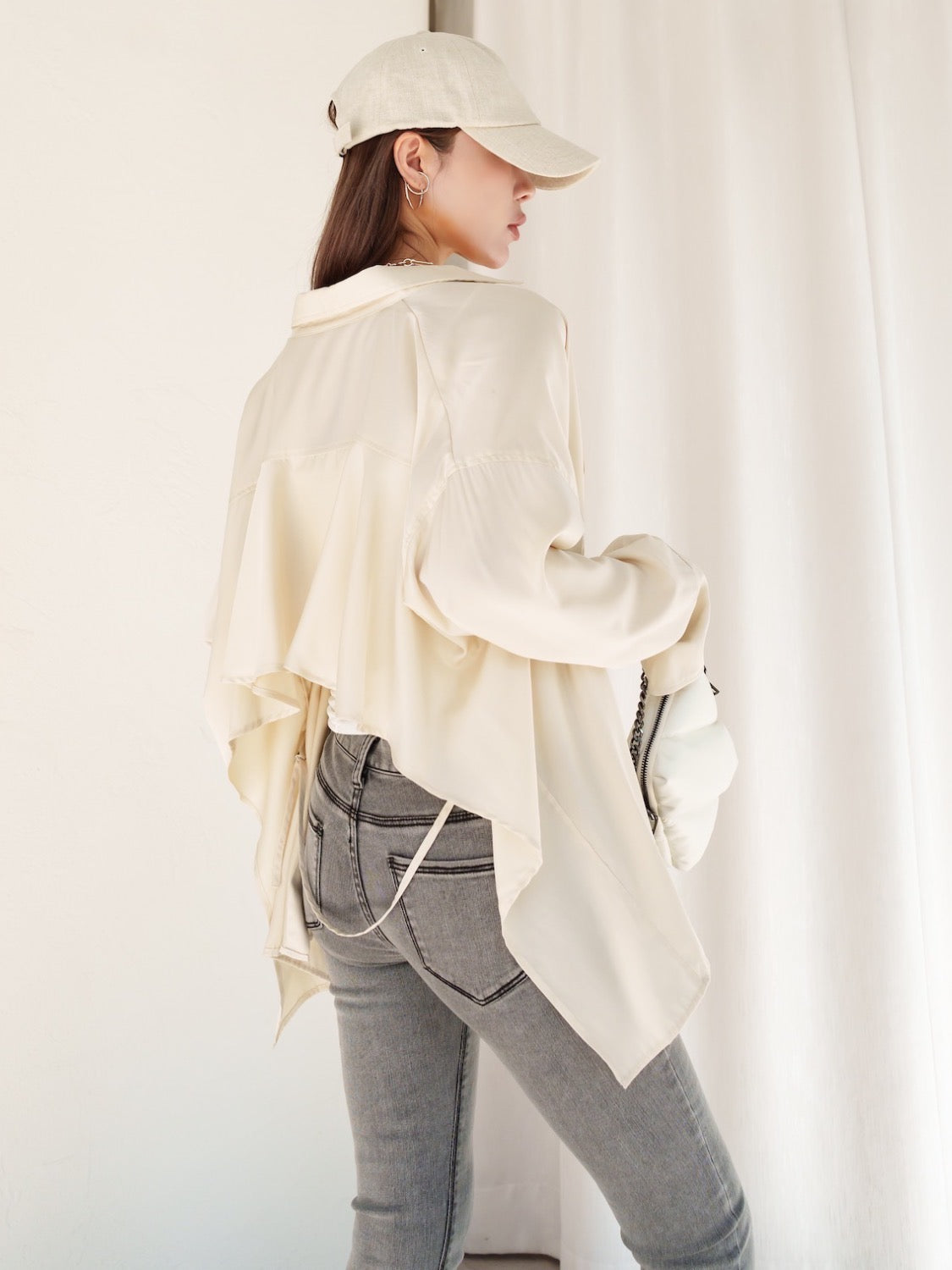 Back Ruffle Blouse
