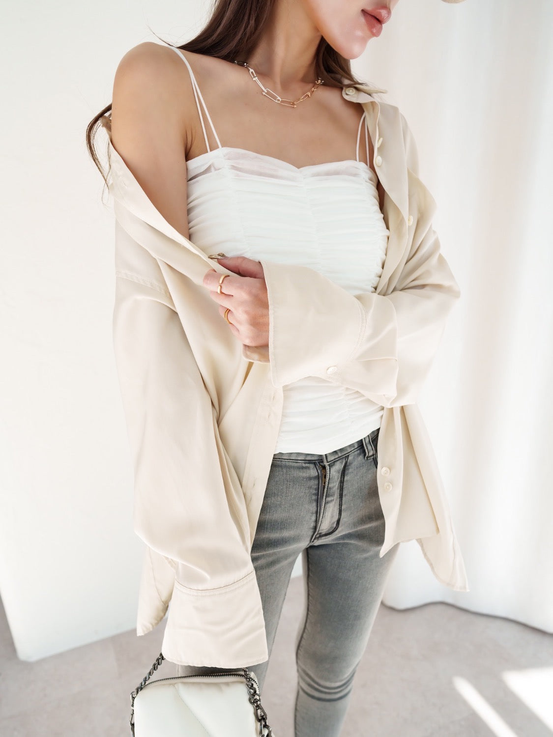 Back Ruffle Blouse
