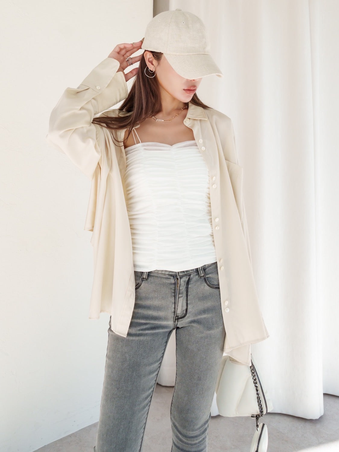 Back Ruffle Blouse
