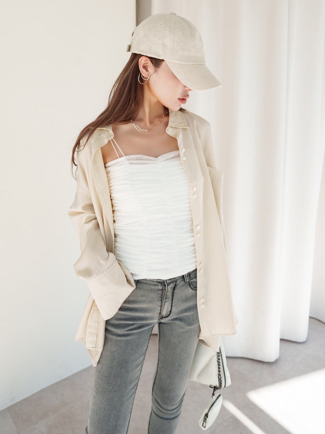 Back Ruffle Blouse