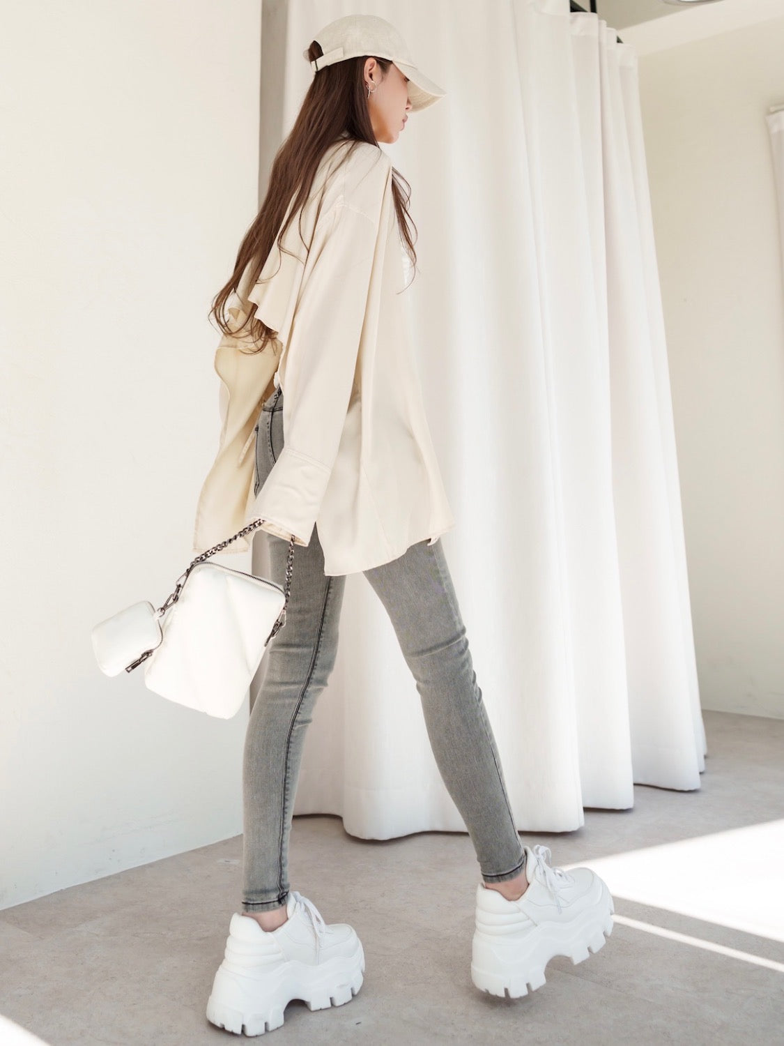 Back Ruffle Blouse