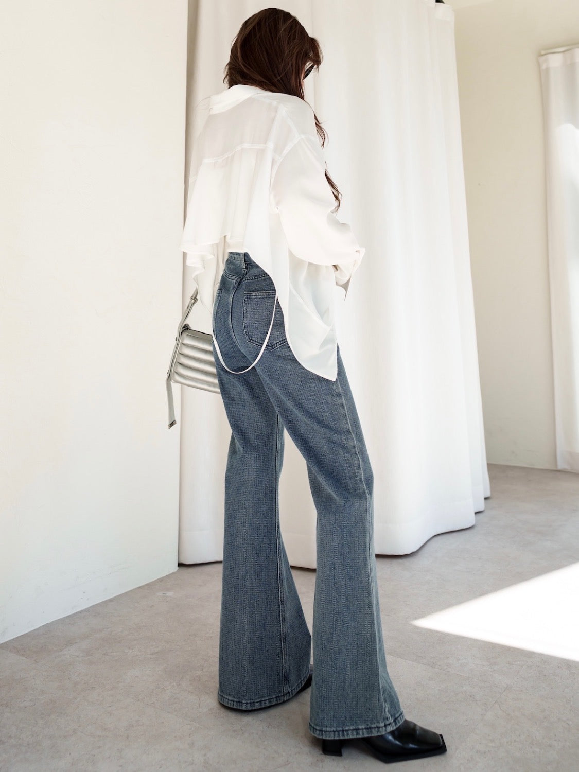 MODEL:159cm<br>COLOR:ホワイト