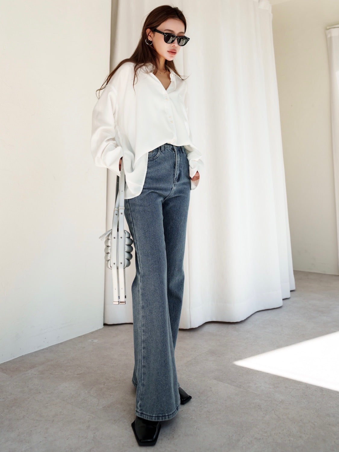 Back Ruffle Blouse