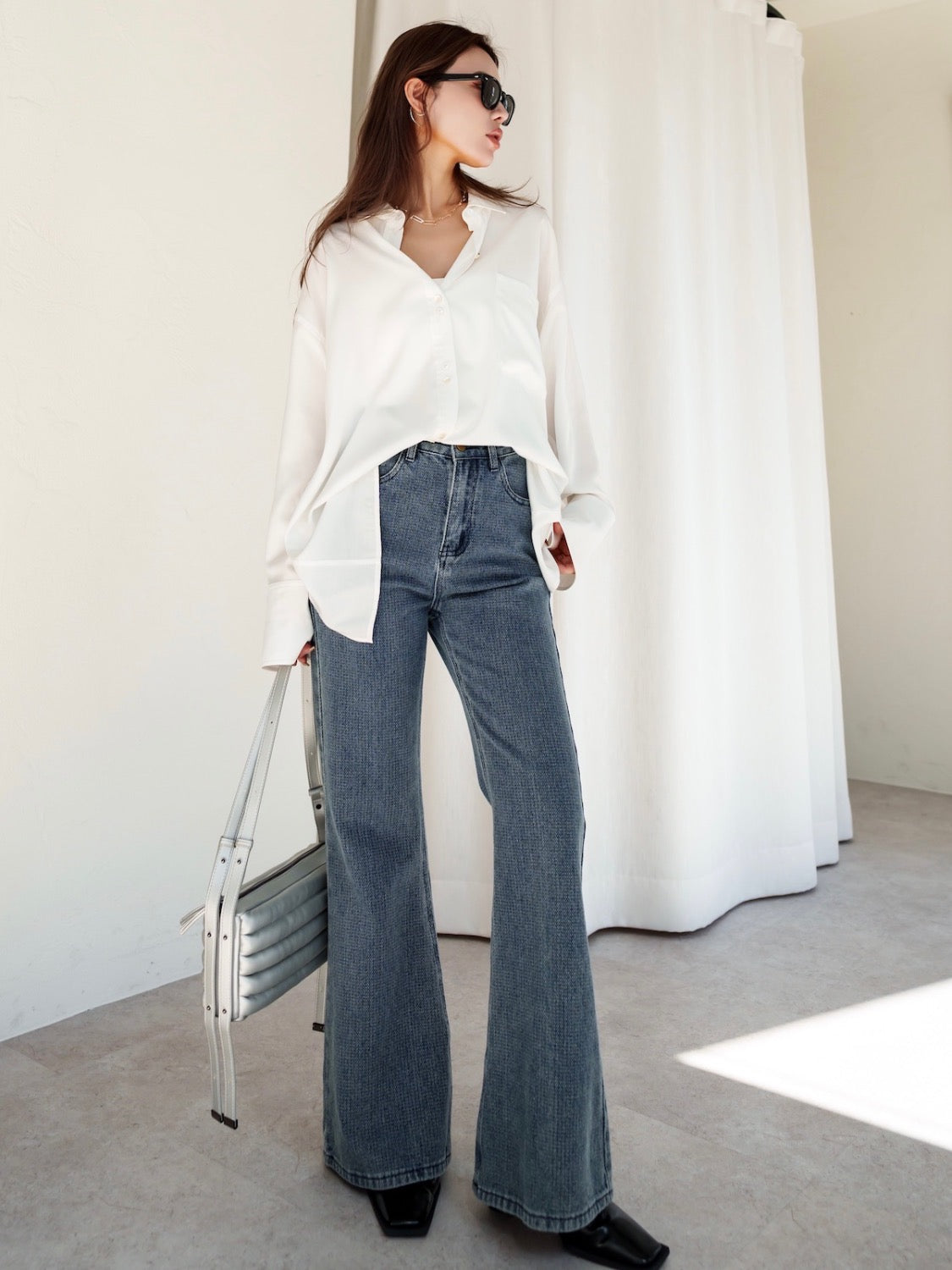 Back Ruffle Blouse