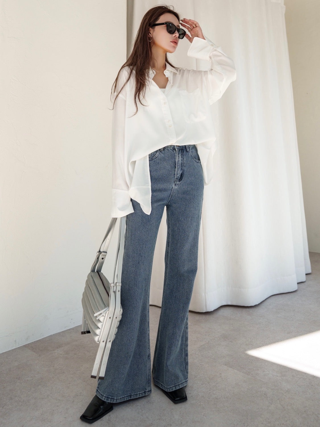 Back Ruffle Blouse