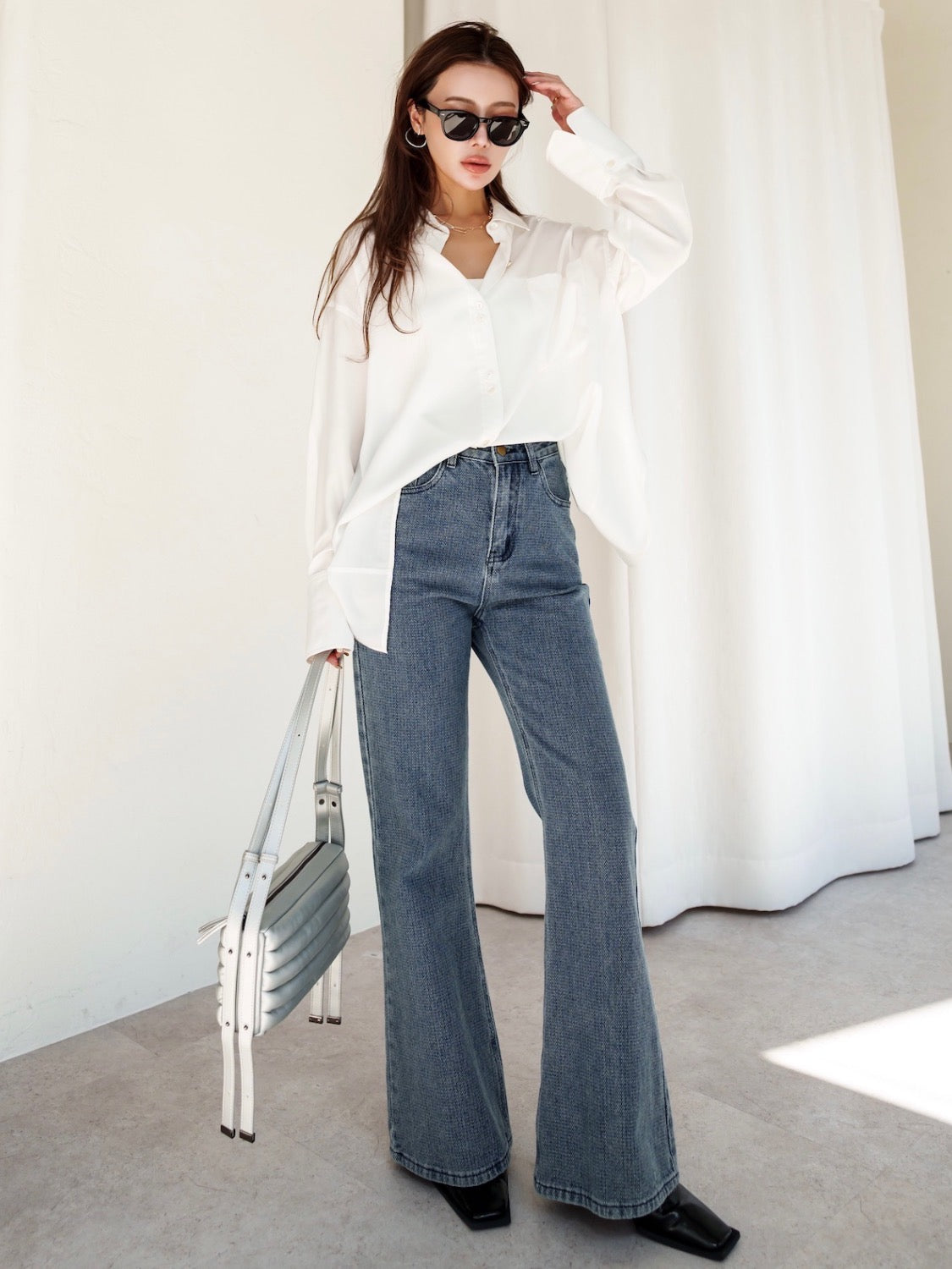 Back Ruffle Blouse
