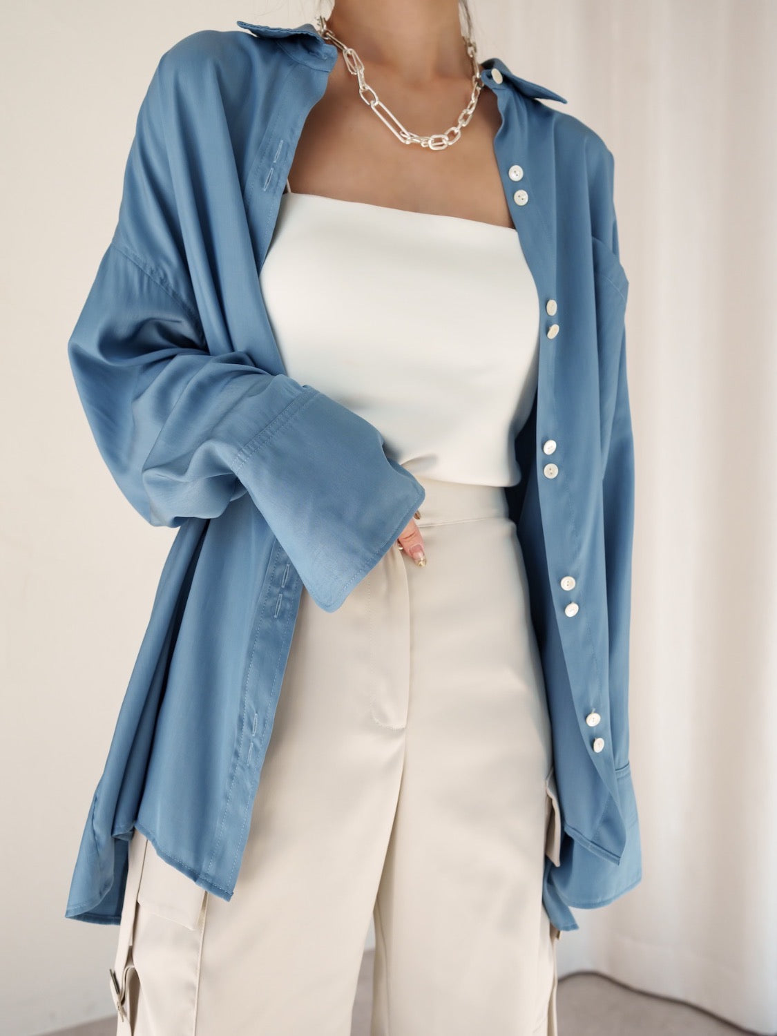 Back Ruffle Blouse