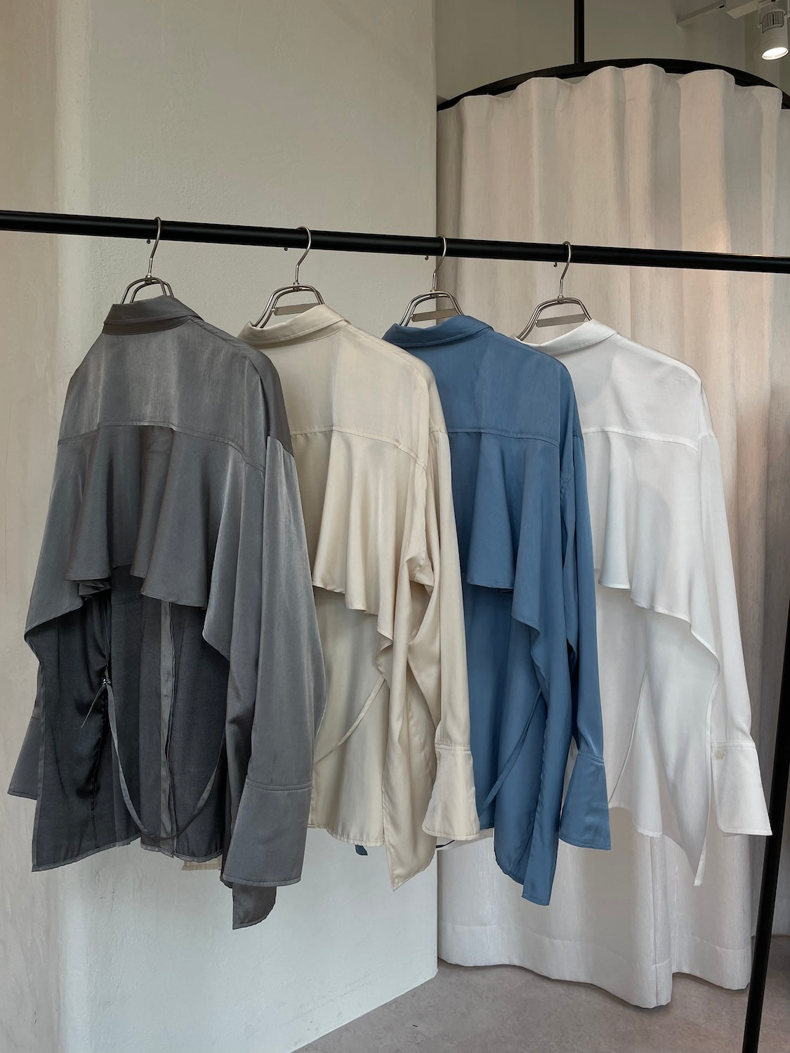 Back Ruffle Blouse
