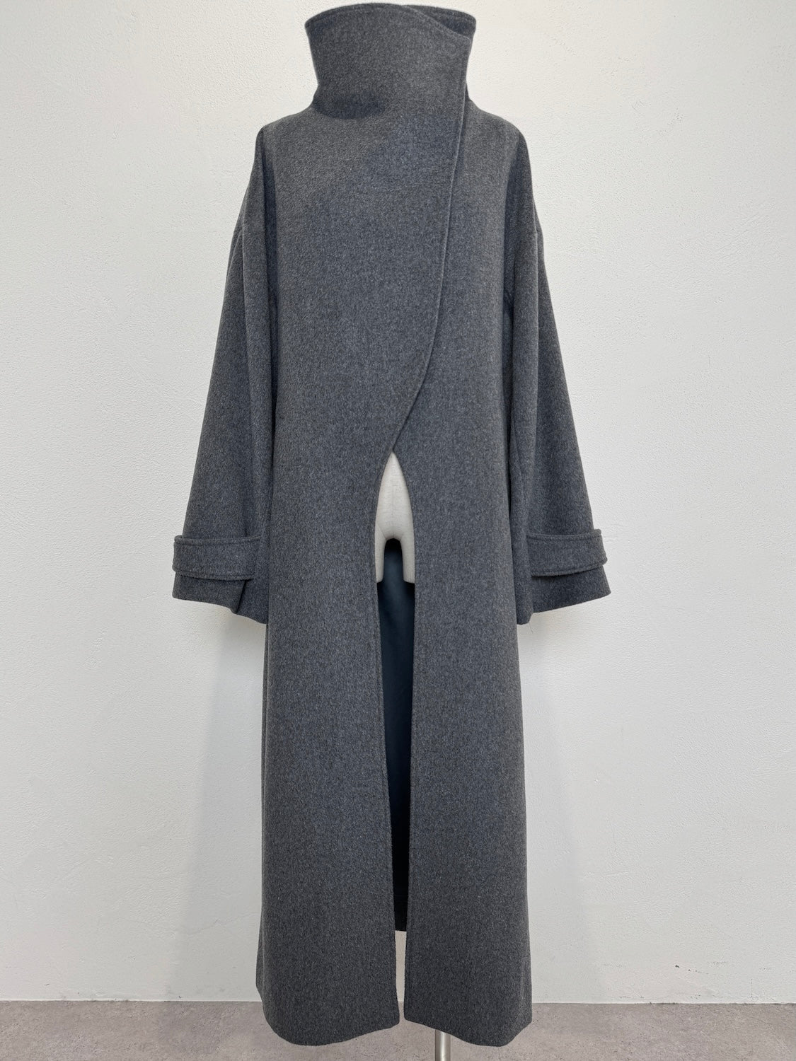 フロントカット スタンド WOOL コート