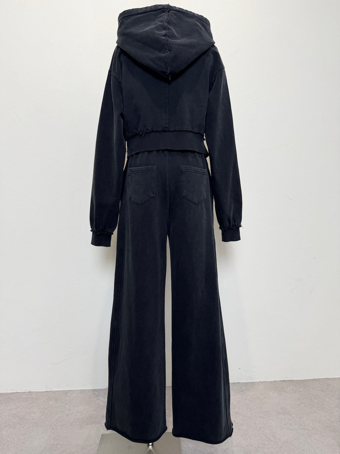 Washed カットオフ フーディー Set-up