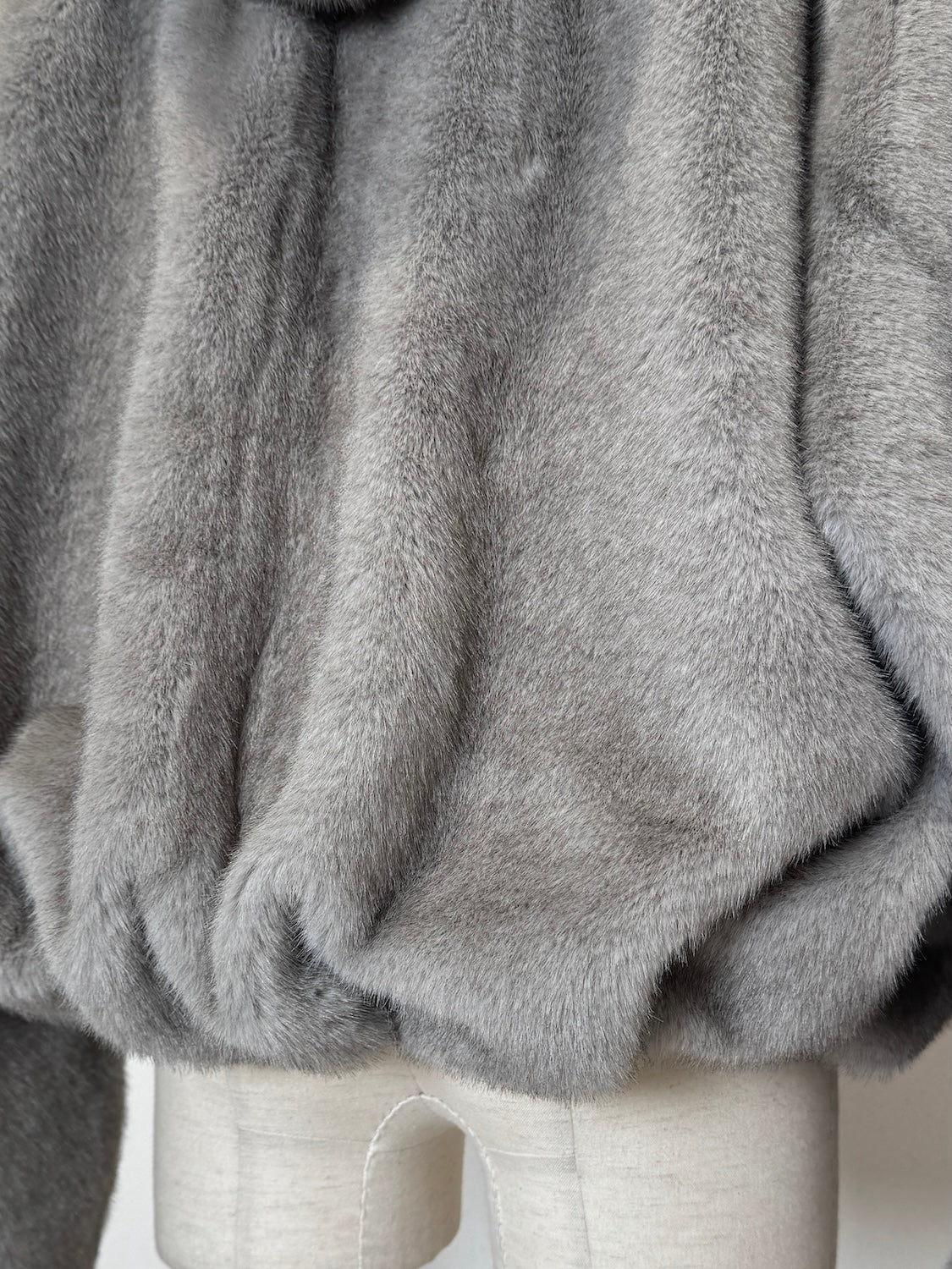 Fur フーディー ヘムタック ブルゾン