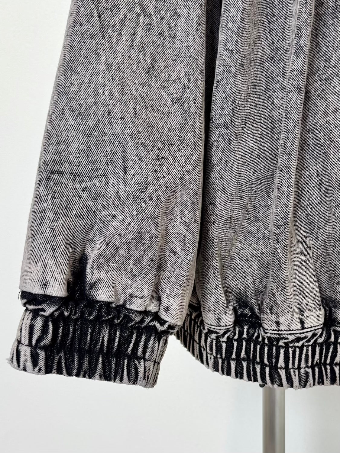 Washed ギャザー DENIM ジャケット