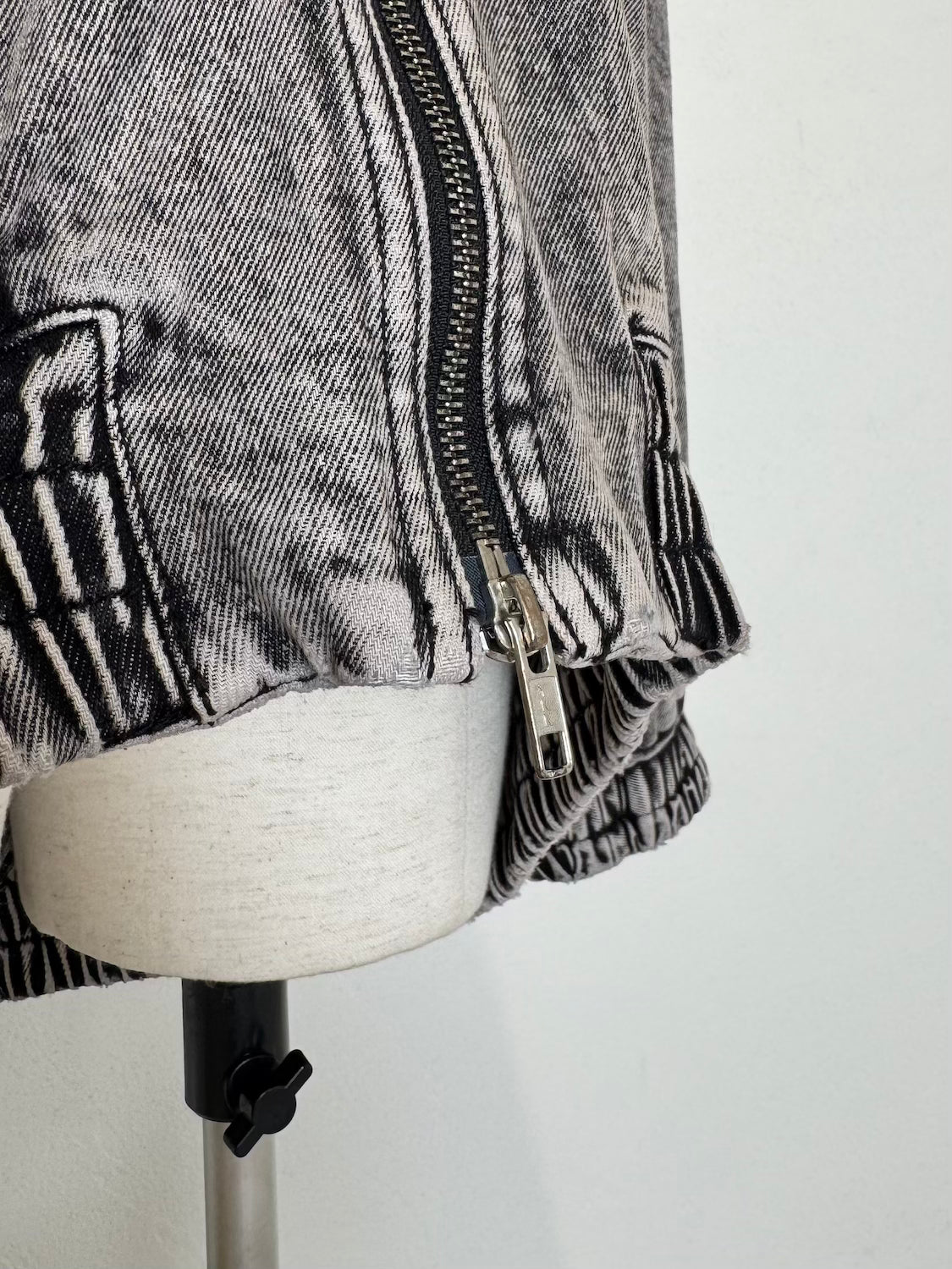 Washed ギャザー DENIM ジャケット