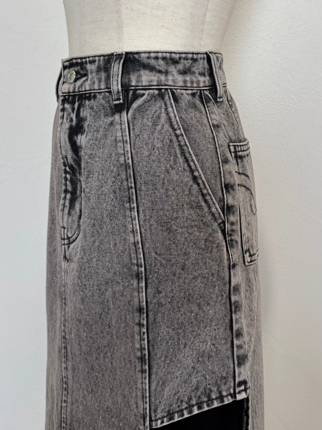 サイドホール DENIM スカート