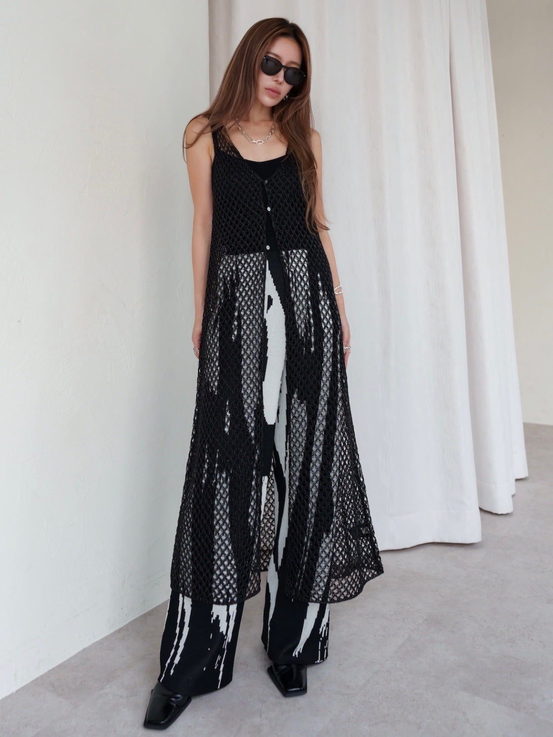 MODEL:159cm<br>COLOR:ブラック