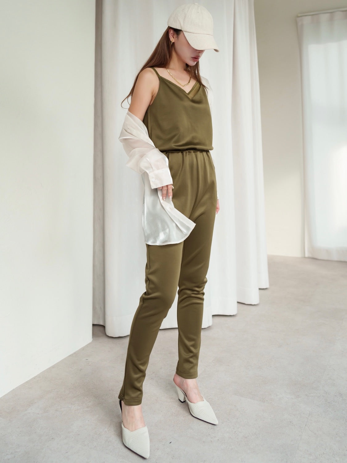 Layered Camisole All-in-One