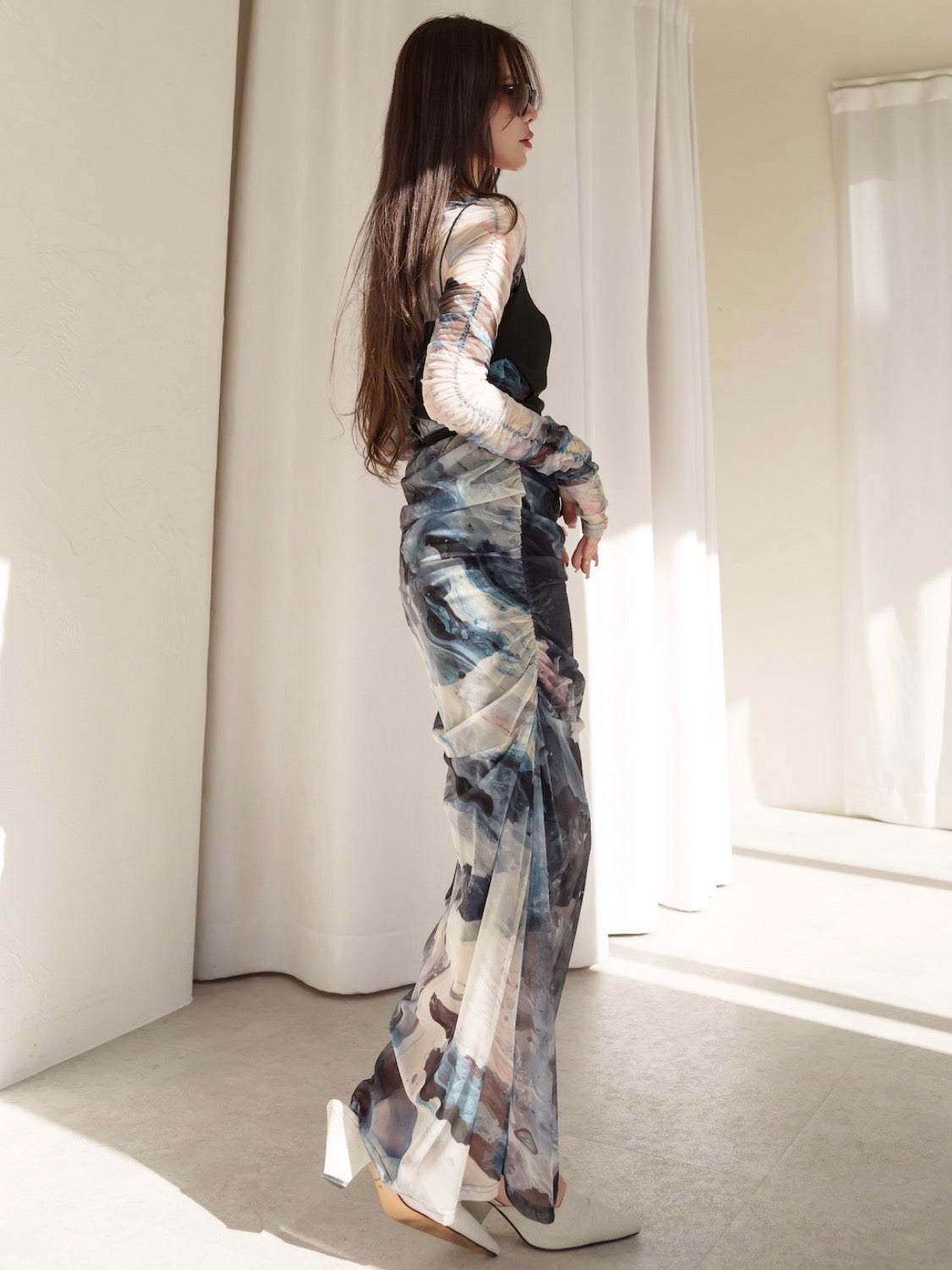 Nuance Sheer Dress