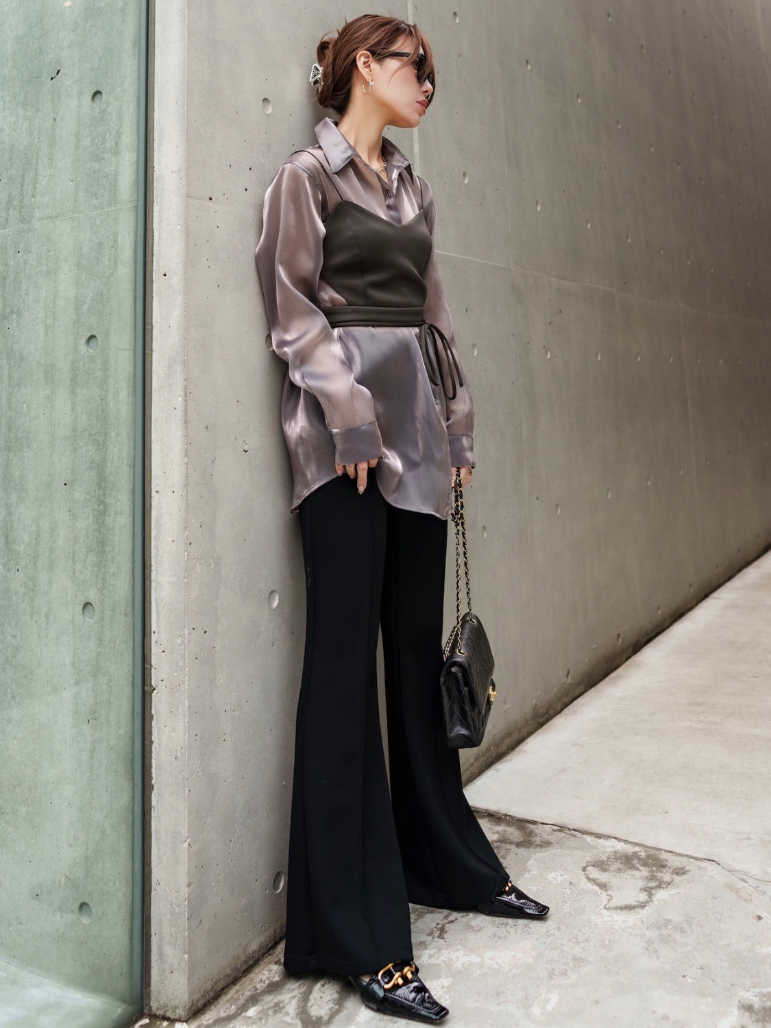 MODEL:159cm<br>COLOR:チャコール