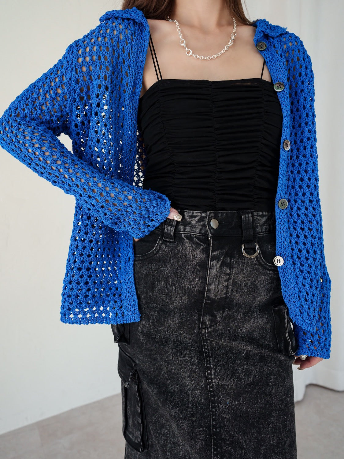 Crochet Summer Knit Cardigan