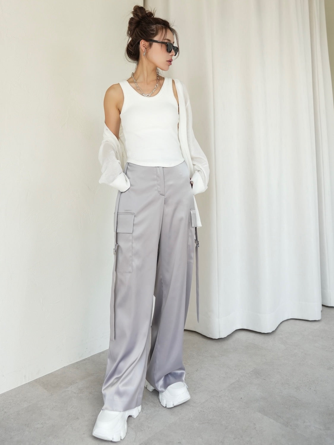 Rayon Summer Knit Sheer Shirt
