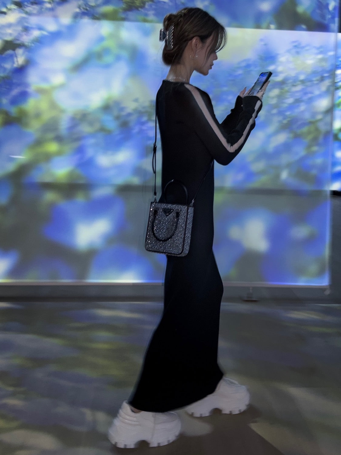 MODEL:159cm<br>COLOR:ブラック