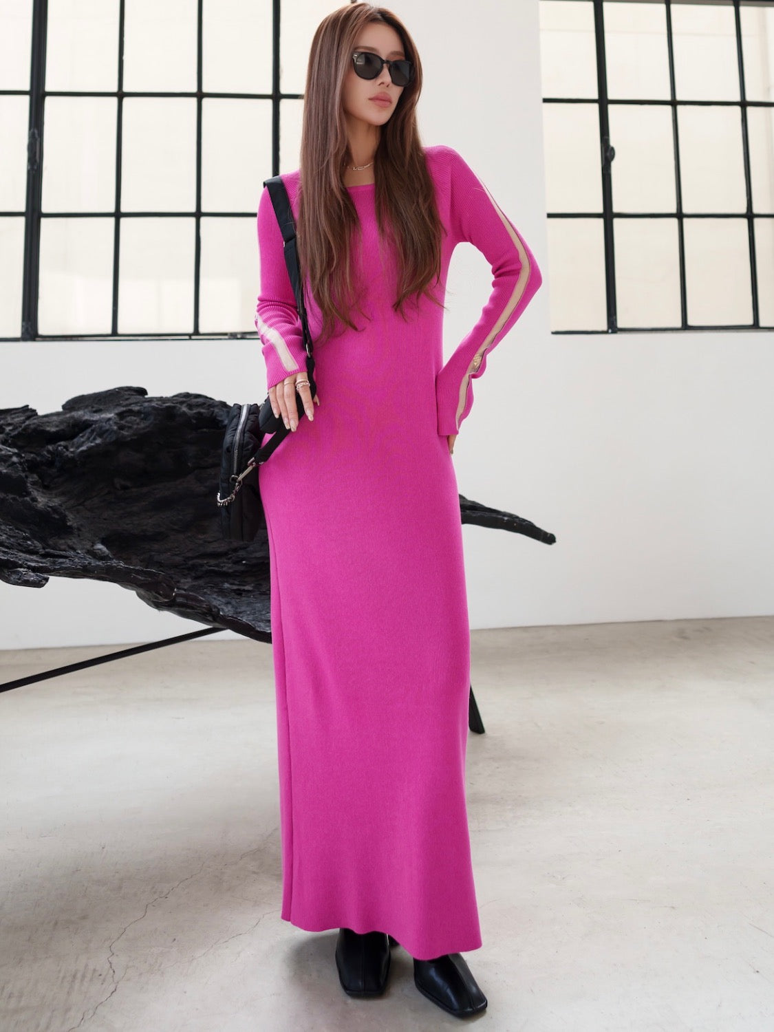 MODEL:159cm<br>COLOR:ピンク