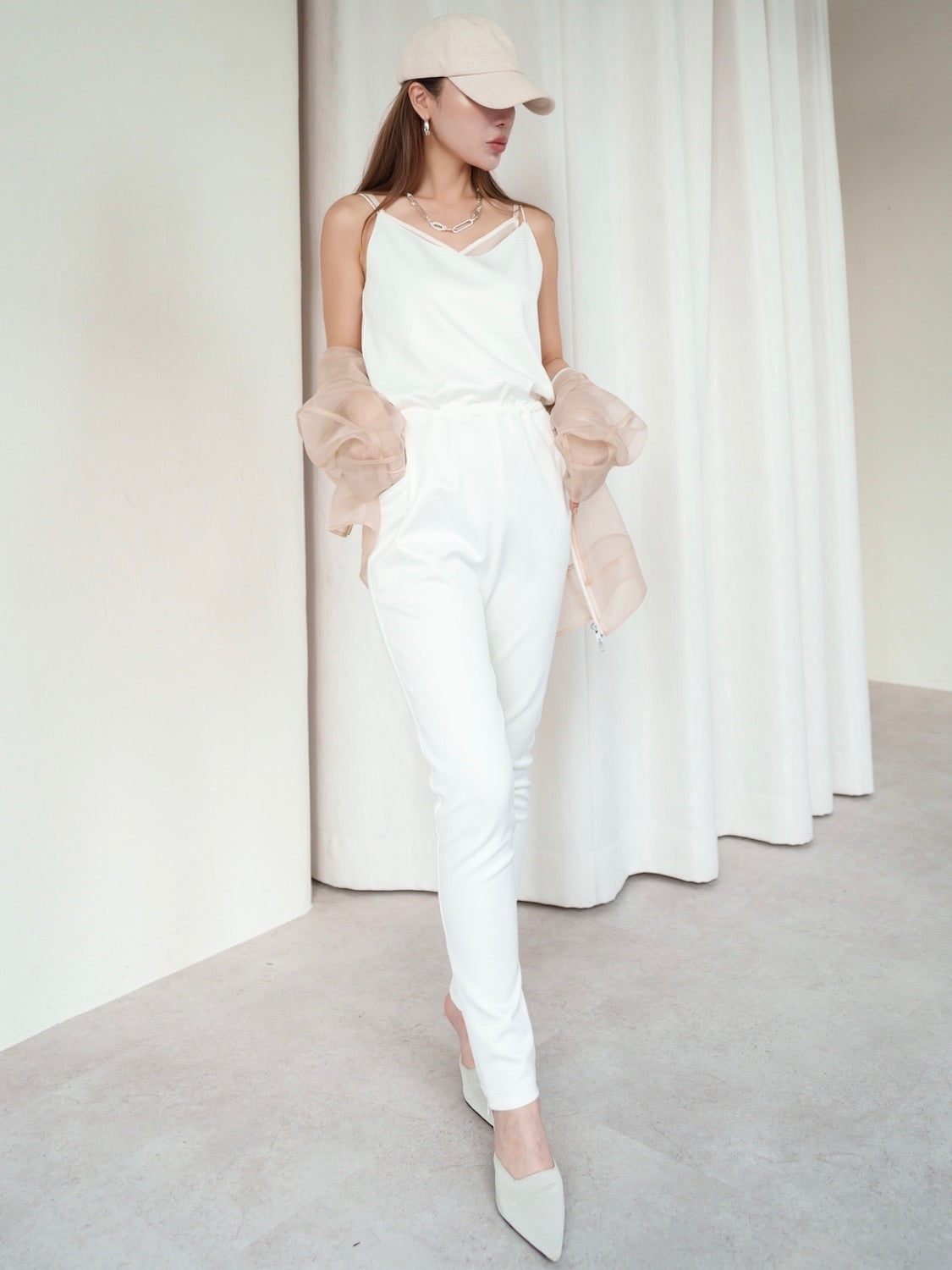 シアー ジップ Shirt