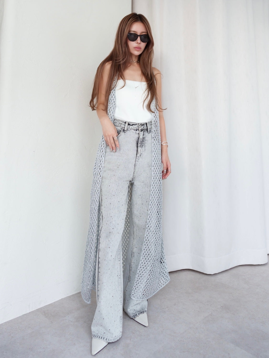 MODEL:159cm<br>COLOR:シルバー