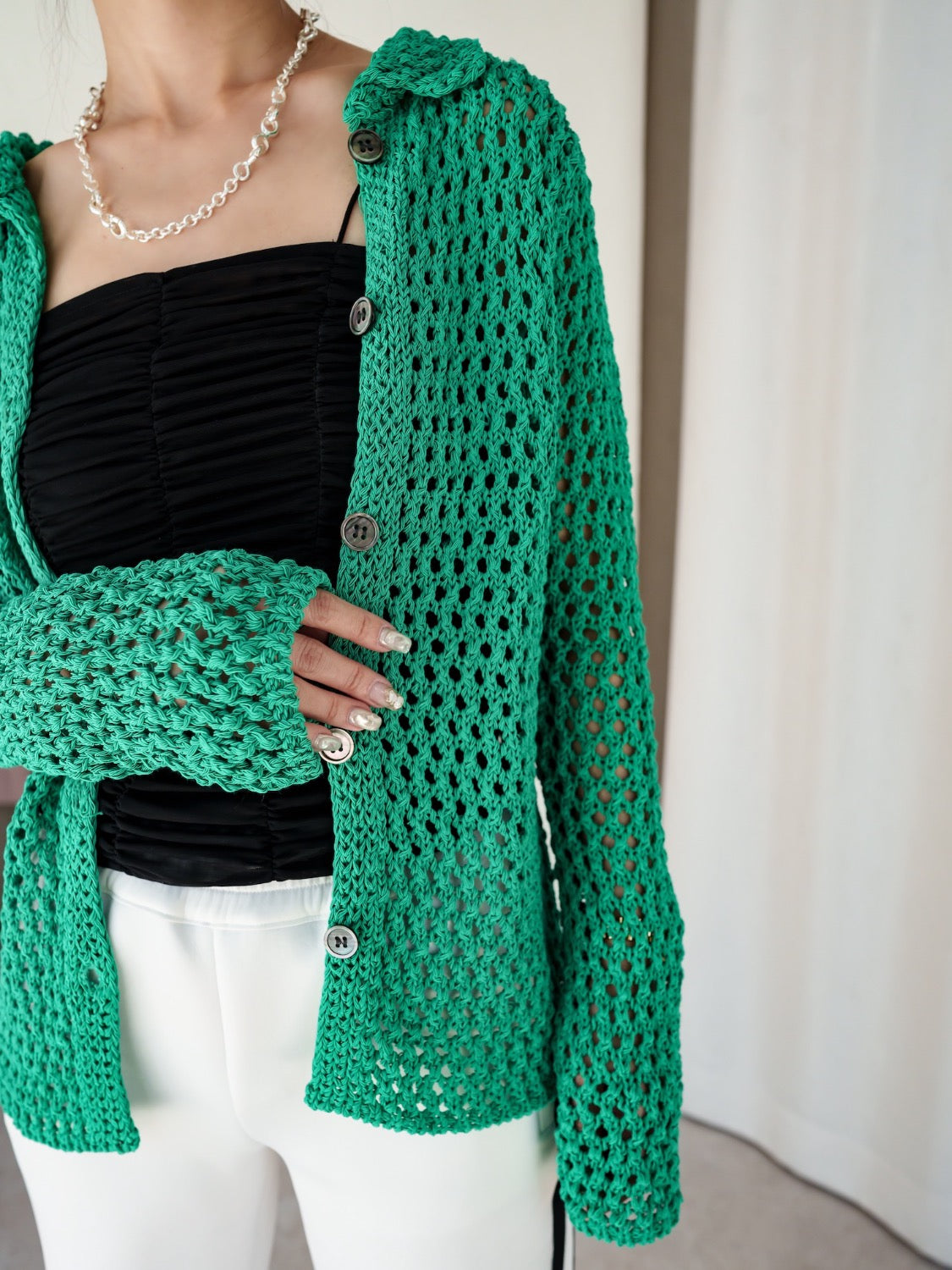 Crochet Summer Knit Cardigan