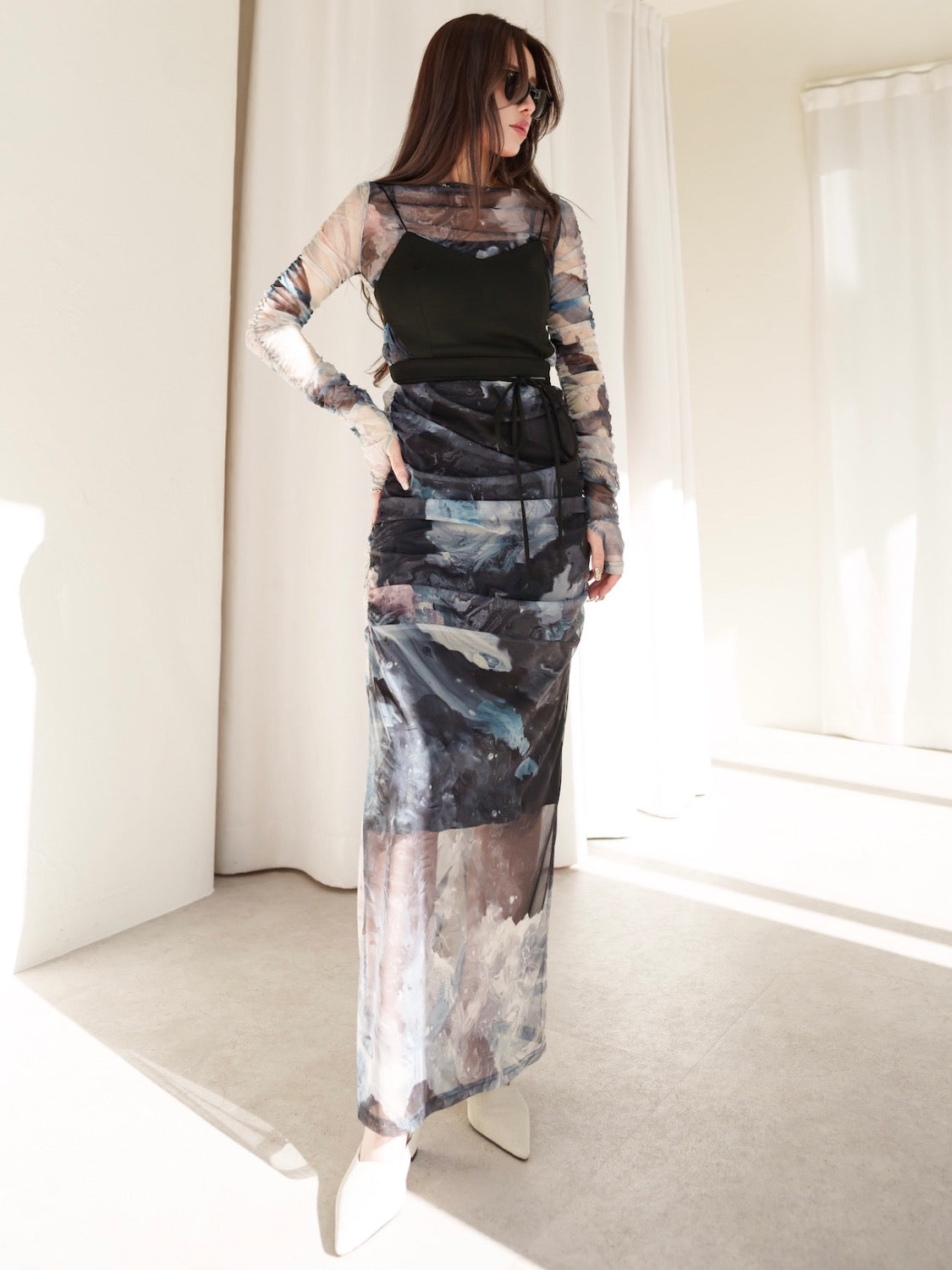 Nuance Sheer Dress