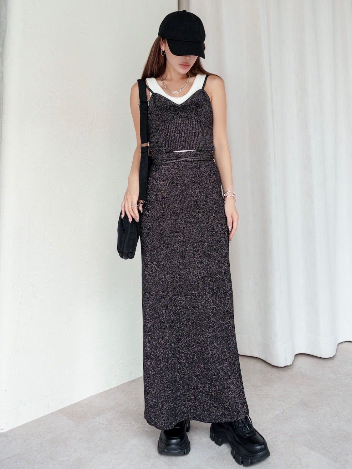 MODEL:159cm<br>COLOR:ブラック