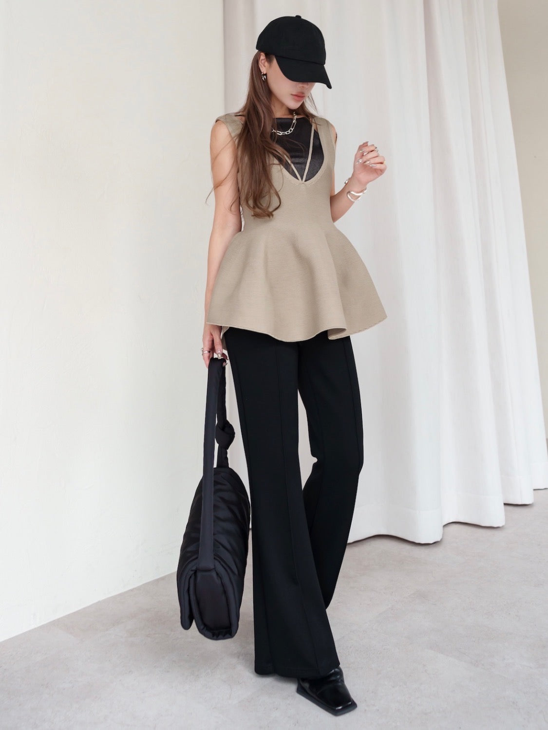 Square Toe Metallic Mule