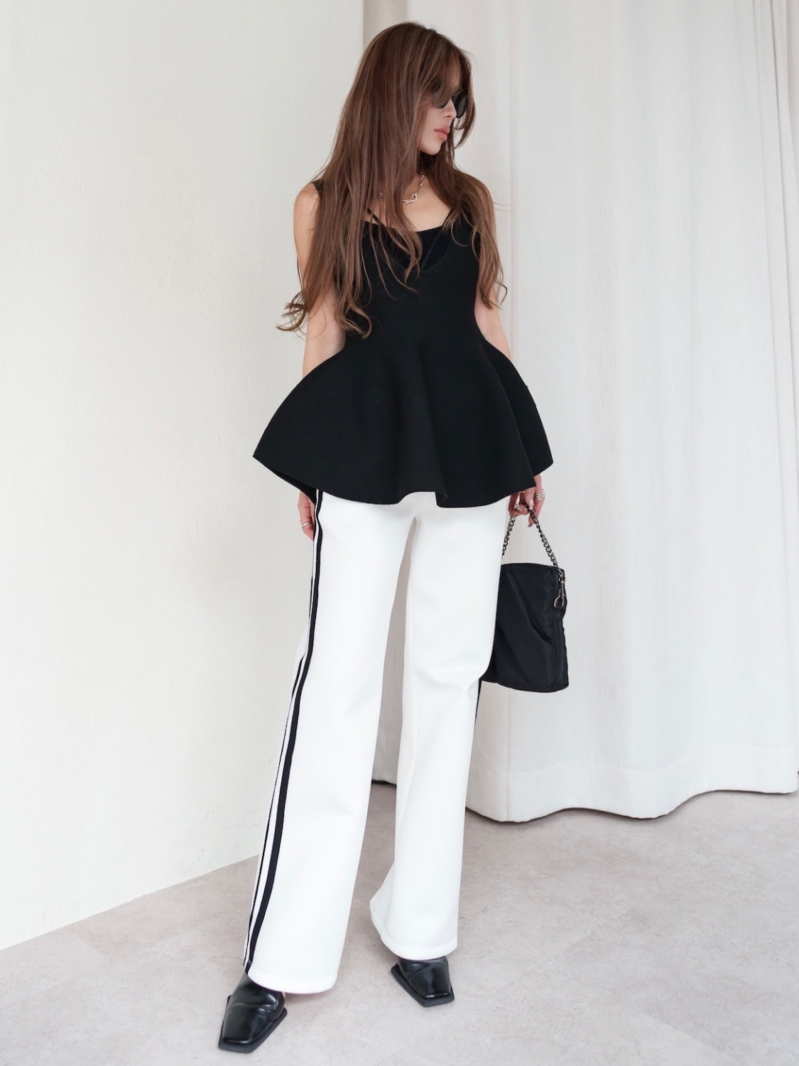 MODEL:159cm<br>COLOR:ブラック