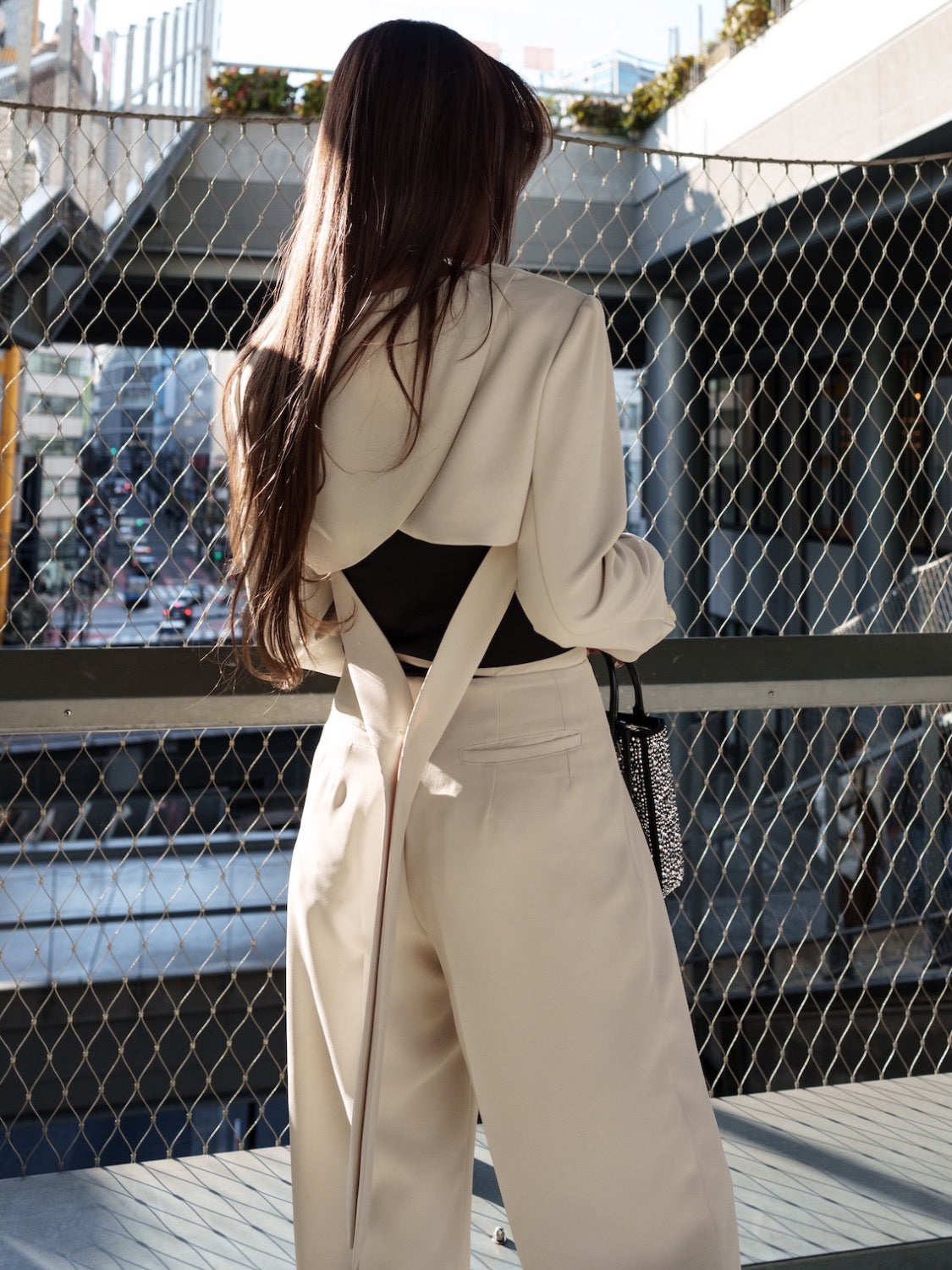 ウエストマーク Wide スラックス