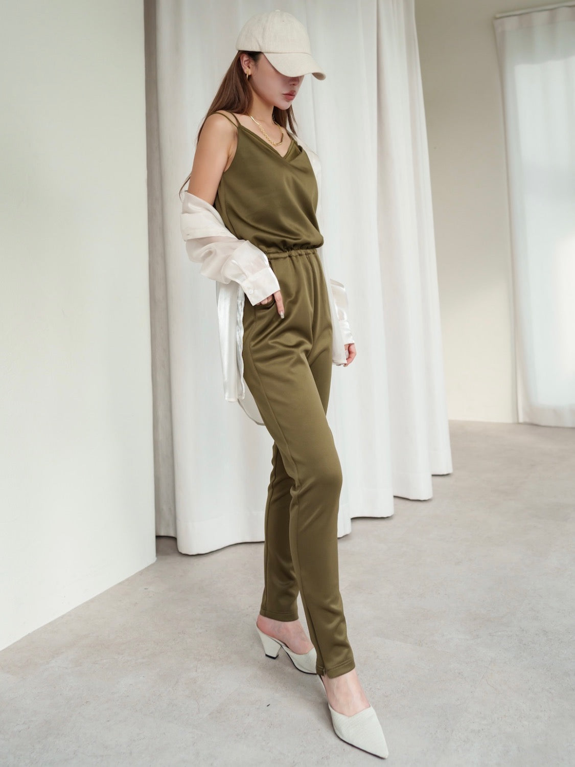 Layered Camisole All-in-One