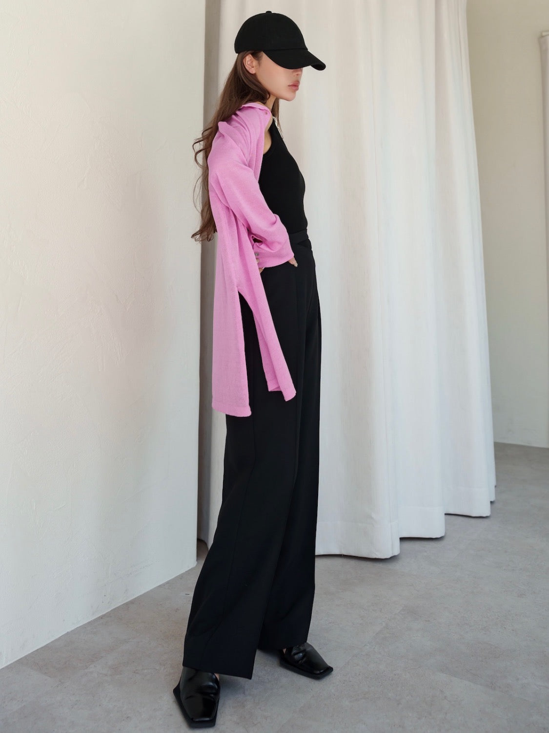 Rayon Summer Knit Sheer Shirt
