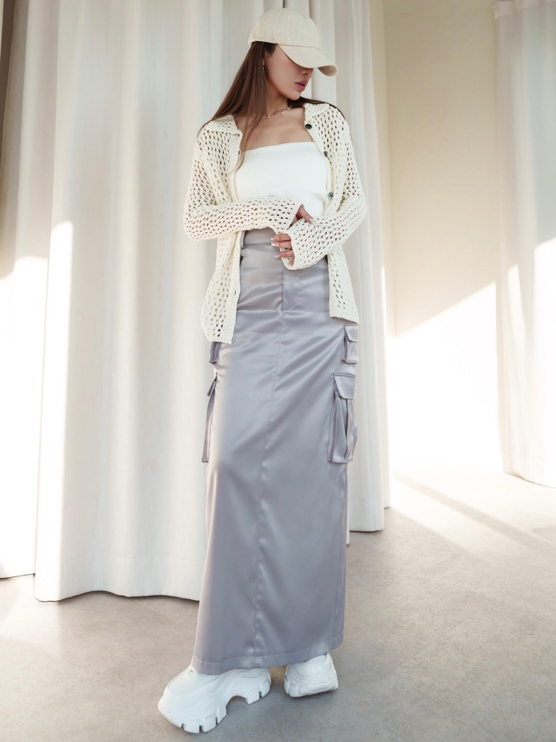 Crochet Summer Knit Cardigan