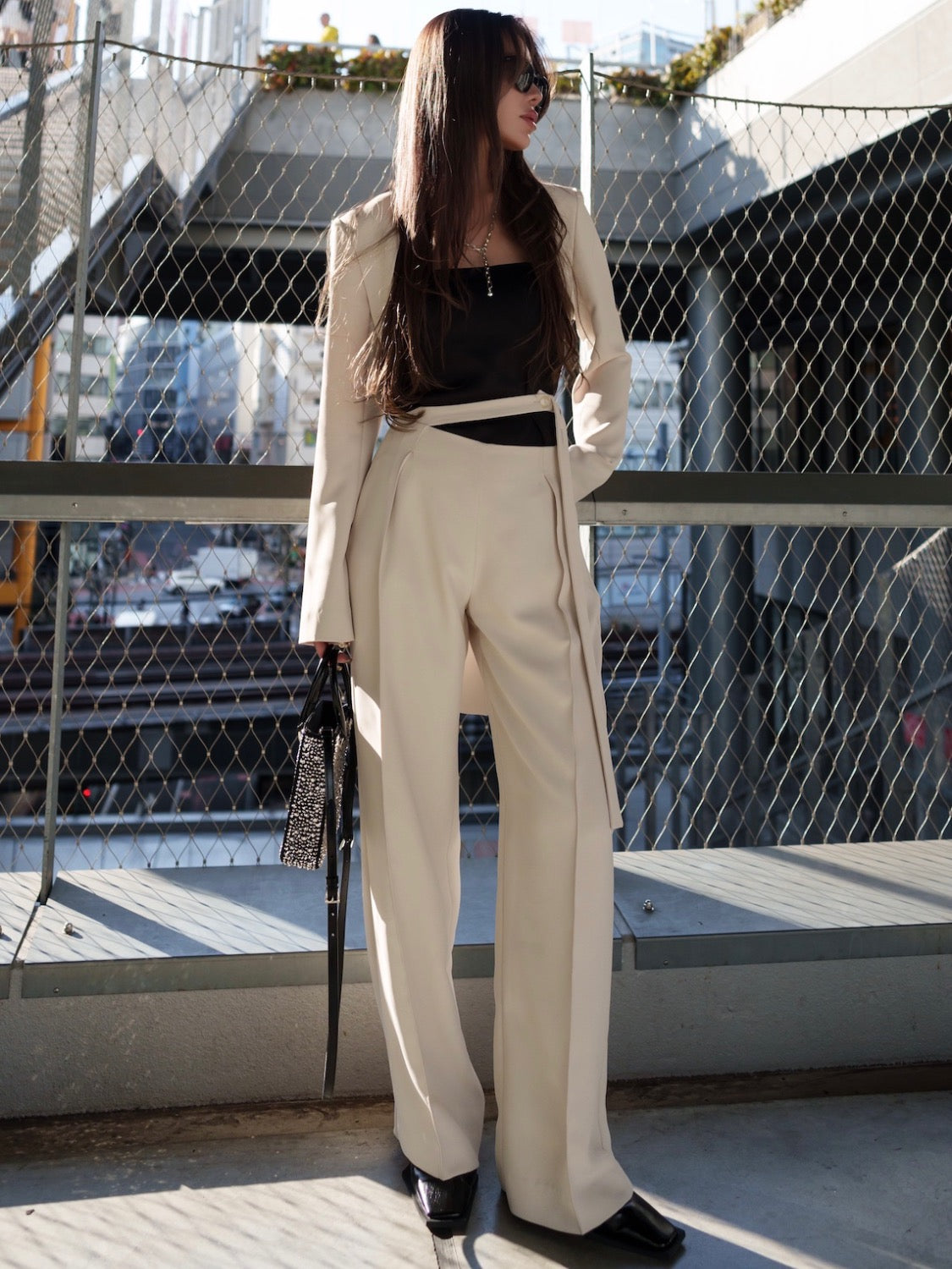 ウエストマーク Wide スラックス