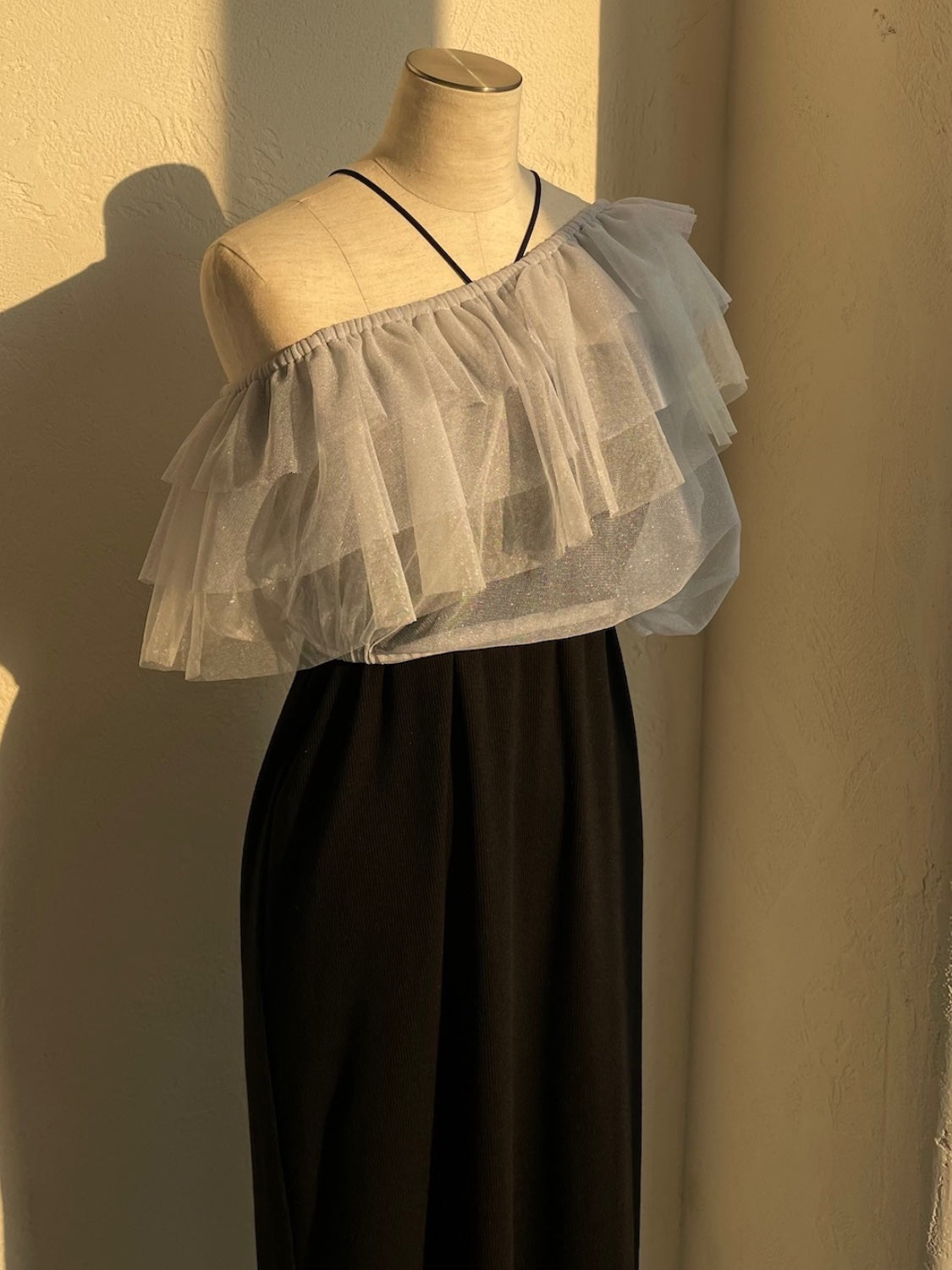 Glitter Tulle Layered One-piece