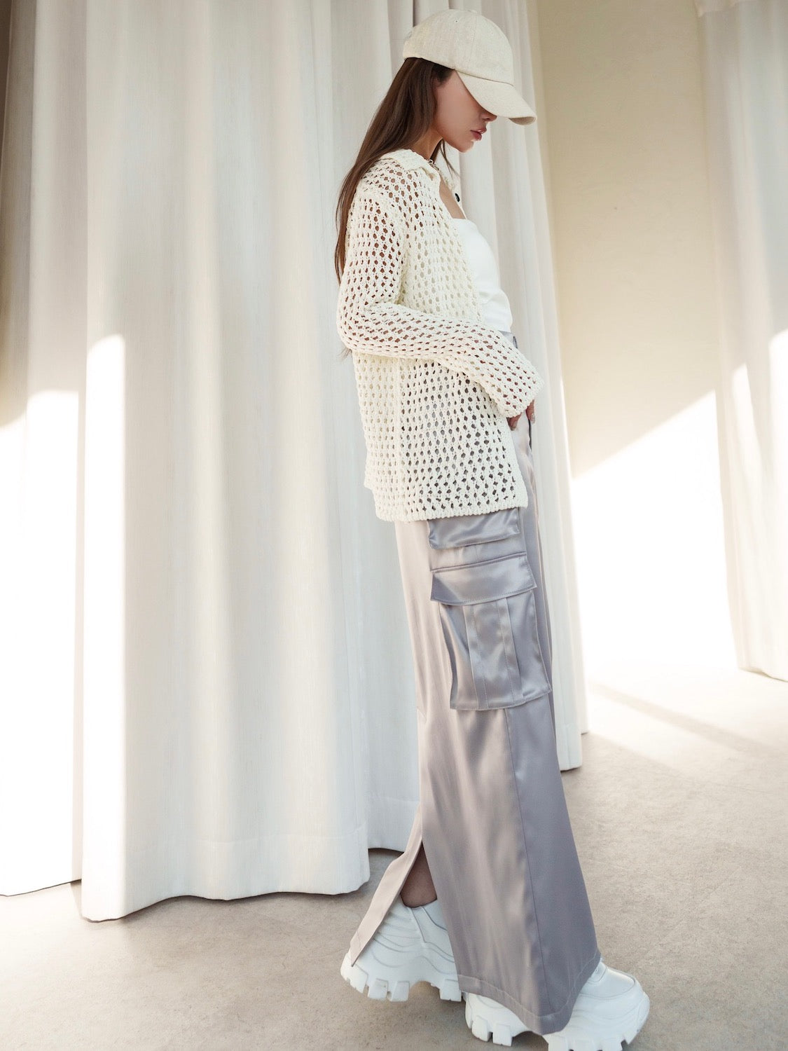 Crochet Summer Knit Cardigan